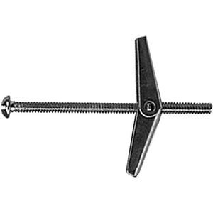 1/4-20 x 3 Zinc Plated Toggle Bolt Anchors