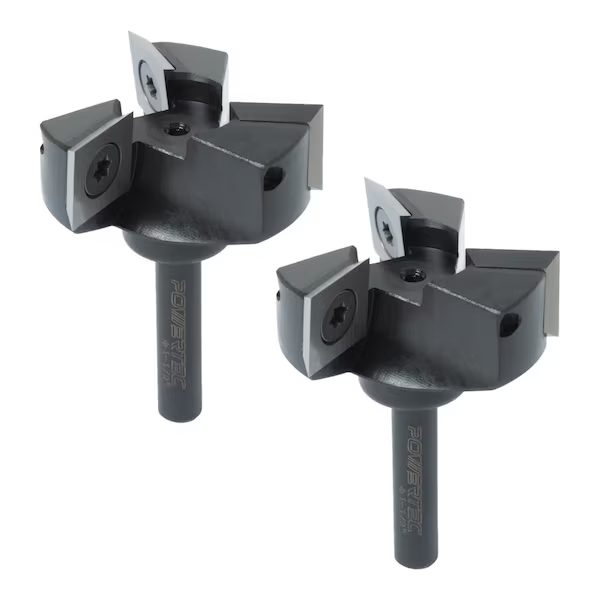 Slab Flattening Router Bit-3-Wing Carbide Inserts