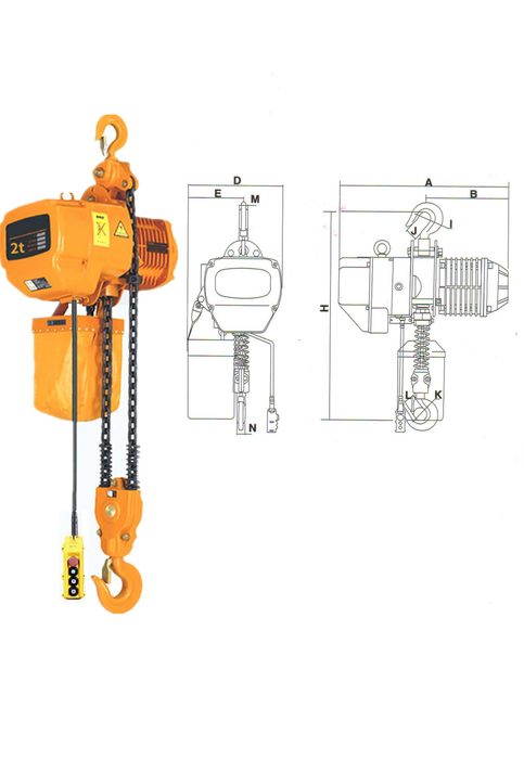 5 Ton 6m Electric Hoist Crane