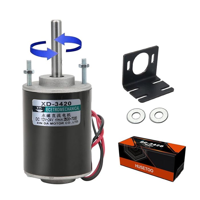 High Torque DC Motor 12 V/24 V Permanent Magnet