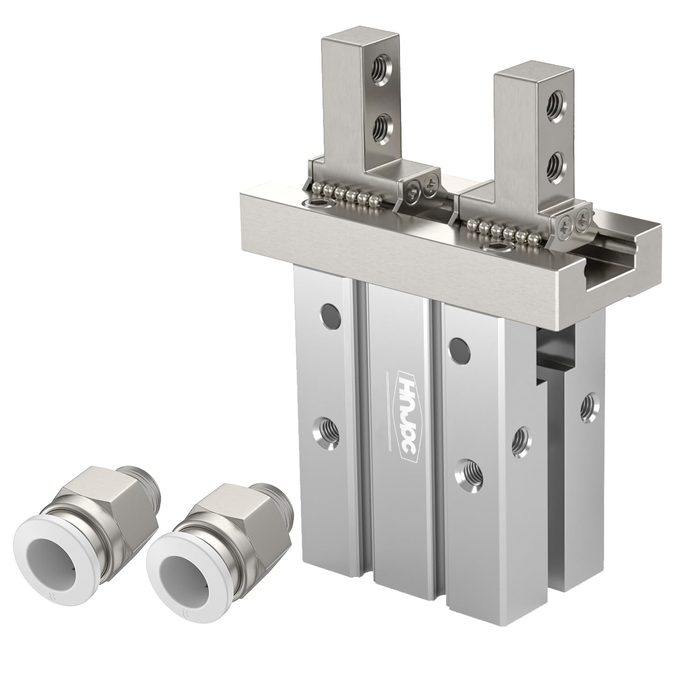 Parallel Jaw Clamp Finger Cylinder Air Pneumatic Gripper