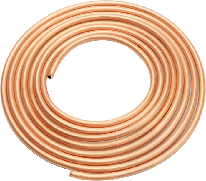 C12200 Copper Tubing, 1/2 in OD x 7/16 in ID x 5 Ft