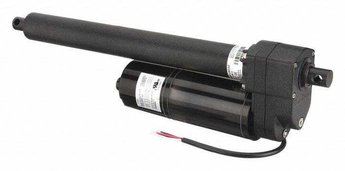 B-Track K2 Linear Actuator, 1200 lbf Rated Load, 4 in Stroke