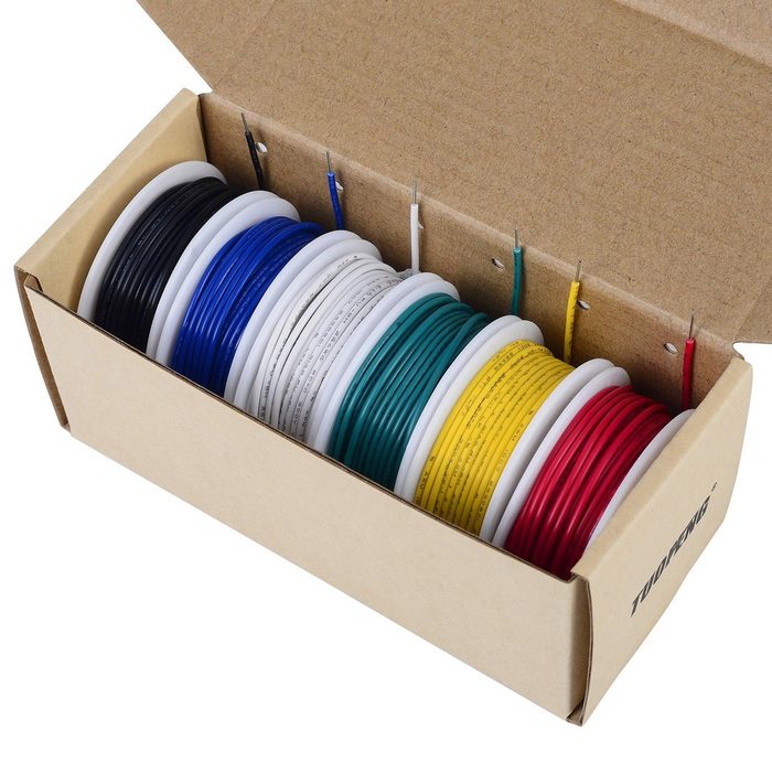 22 AWG Solid Core Hookup Wire