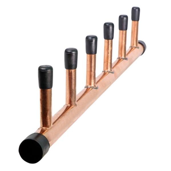 1-1/4 in. x 3/4 in. 6 Branch Copper Manifold Type L
