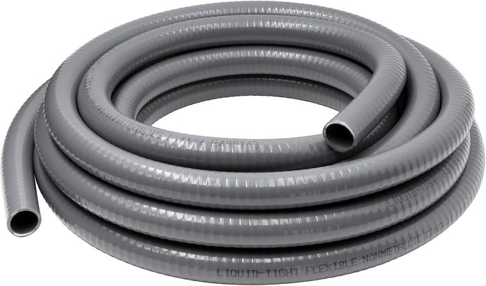 1/2Inch 25 Foot Flexible Non Metallic Liquid Tight Electrical Conduit