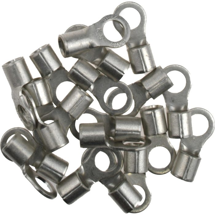 Circular Ring Terminal: Non-Insulated, 4/0 AWG, Crimp Connection, 9.53 mm Stud Size