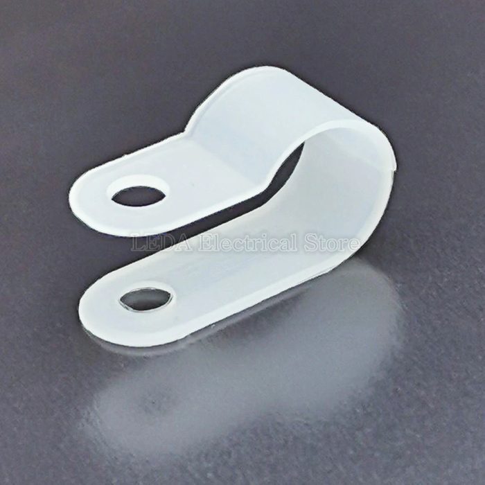 R-Type Nylon Cable Clamp Plastic P Clips