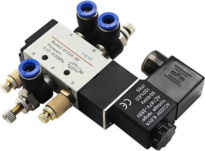 Solenoid Air Control Valve: Five-Way / Two-Position