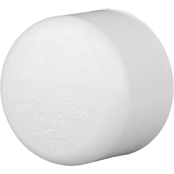 2" Slip PVC Pipe Cap