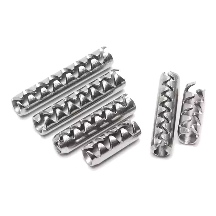 Heavy Duty Toothed Slotted Spring Pins