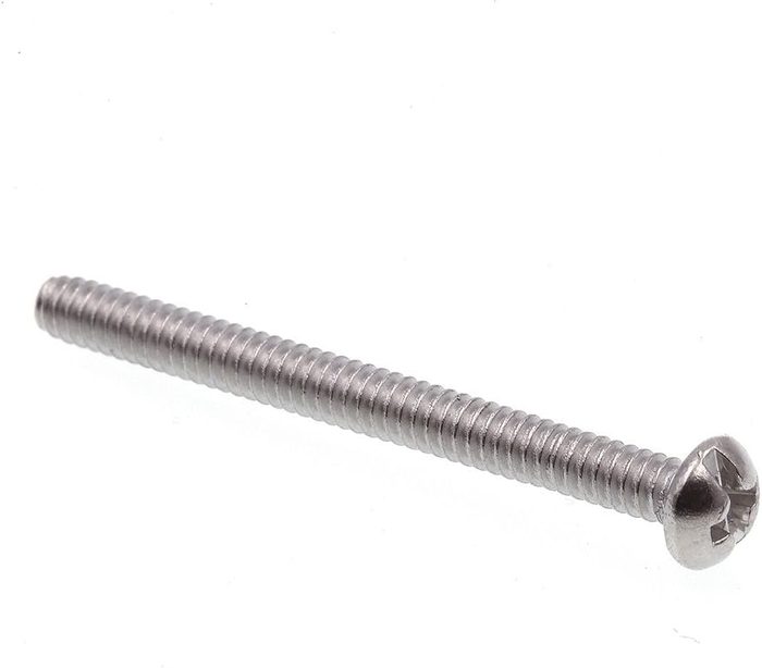 #6-32 x 1" Round Head Combo Stainless Machine Screws