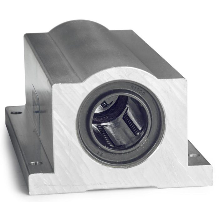 0.251" Inside Dia, 600 Lbs. Static Capacity, Closed Twin Block Linear Bearing