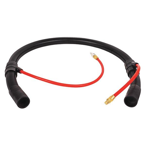 6 ft L Black Air Hose