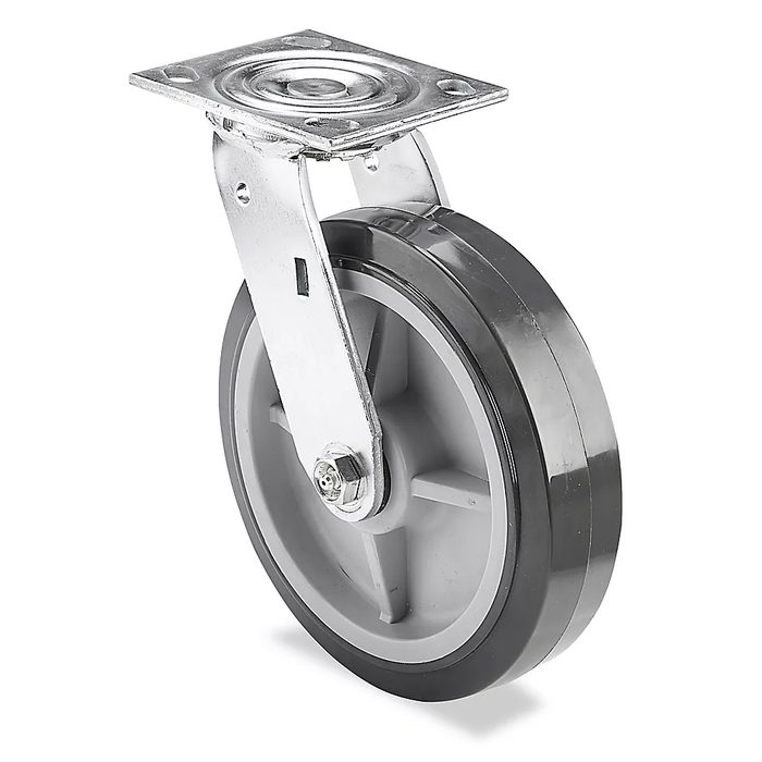 Heavy Duty Polyurethane Caster - Swivel, 8 x 2"