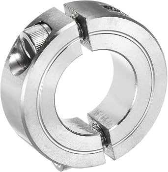 Customized Stainless Steel Shaft Collars with Threaded Set Screws Double Split