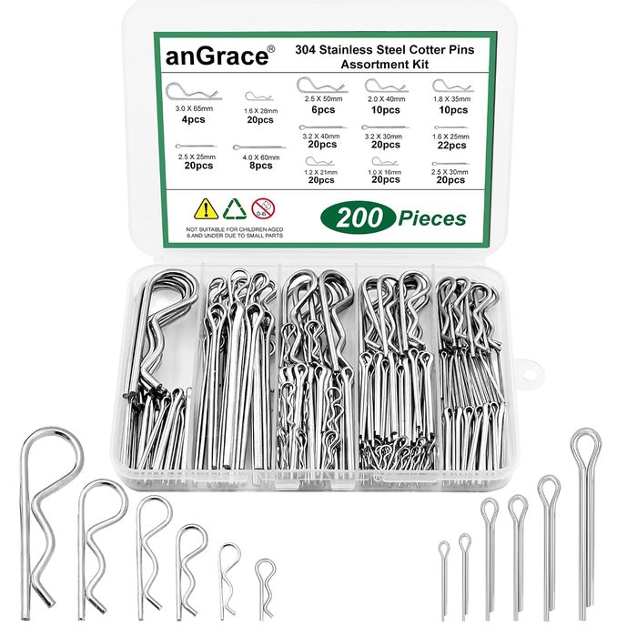 304 Stainless Steel Cotter Pins Set