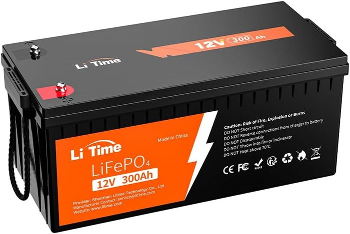 12V 300Ah LiFePO4 Lithium Battery