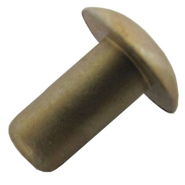 Solid Rivet Flat Head, 0.1563 in Dia., 0.5 in L