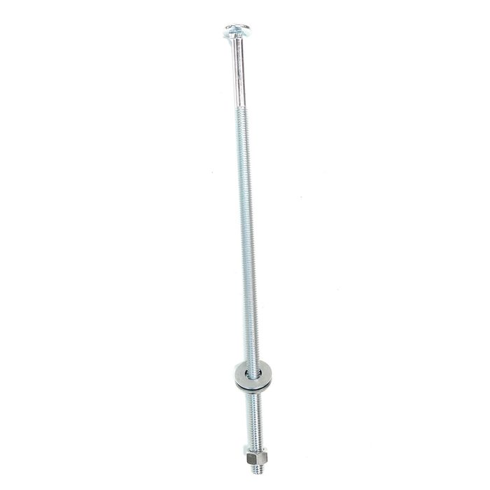 Threaded Carriage Bolt 3/8-inch x 10-inch