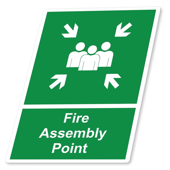 FIRE Assembly Point - A4 and Tin Metal Signs Safety Sign
