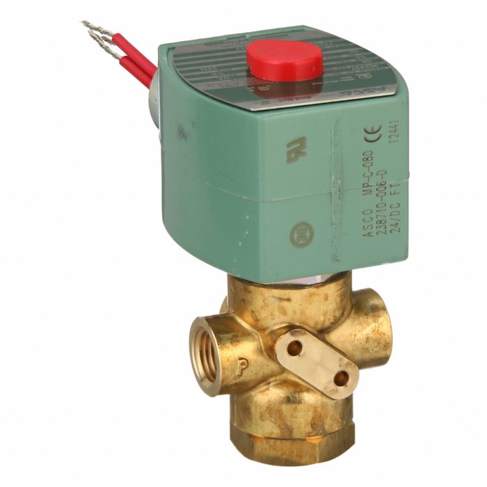 Solenoid Valve: 3-Way, Normally Closed