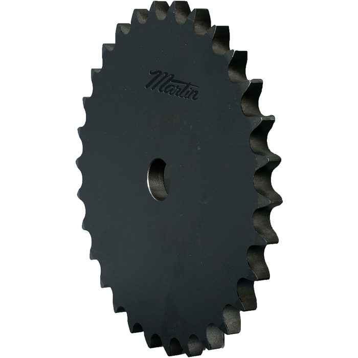 Stock Bore A-Plate Sprocket, 100 / 1-1/4 in, A Hub, 30 Teeth