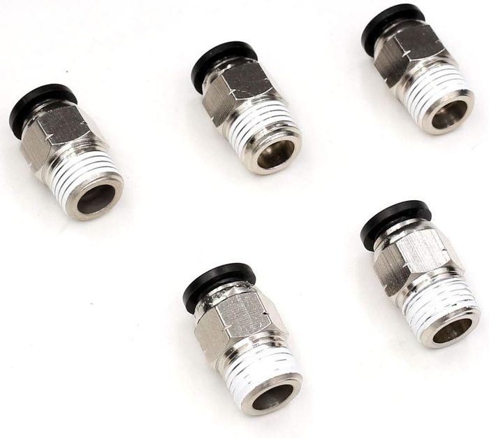 5/16" Push-to-Connect Air Through-Wall Fitting
