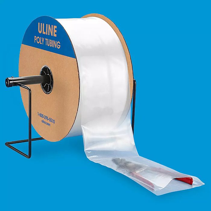 Heavy Duty Poly Tubing Roll - 6 Mil, 6" x 1,000'