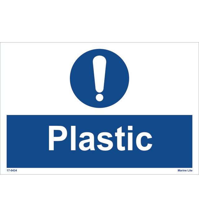 Plastic Safety Training Mandatory Sign
