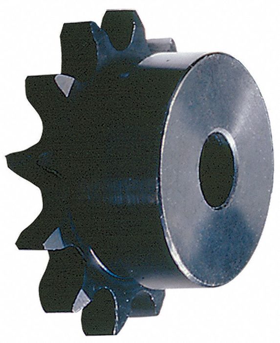 Sprocket: 34 Teeth, 3/4 in Bore Dia., 7.12 in Outside Dia., Single Chain Rows