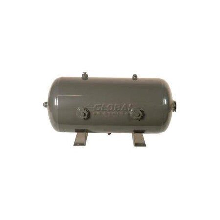 Air Receiver Surge Tank, Horizontal, 60 Gal., Top Plate