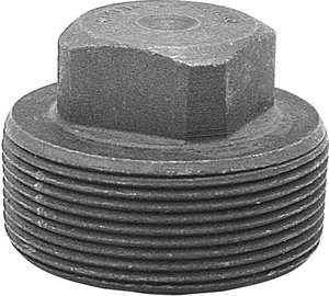 2" M-NPT 3000 lb Forged Steel Square Head Pipe Plug