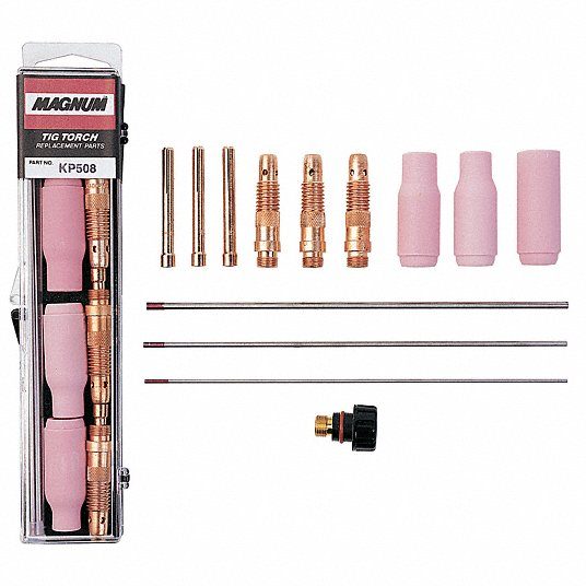 TIG Torch Expendable Parts Kit for 17/18/26 Series TIG Torches