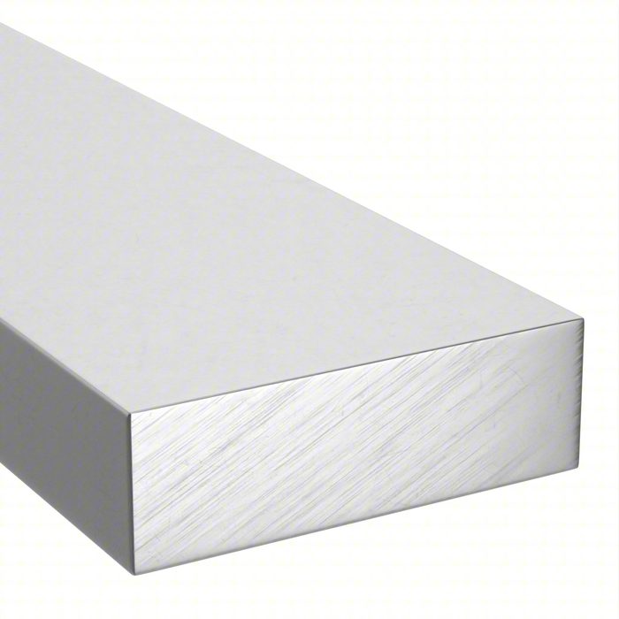 7075 Aluminum Rectangular Bar, 0.5 in T