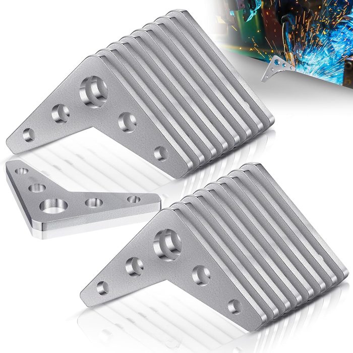 1/4" Thick Steel Weld on Gussets, 3"x3"