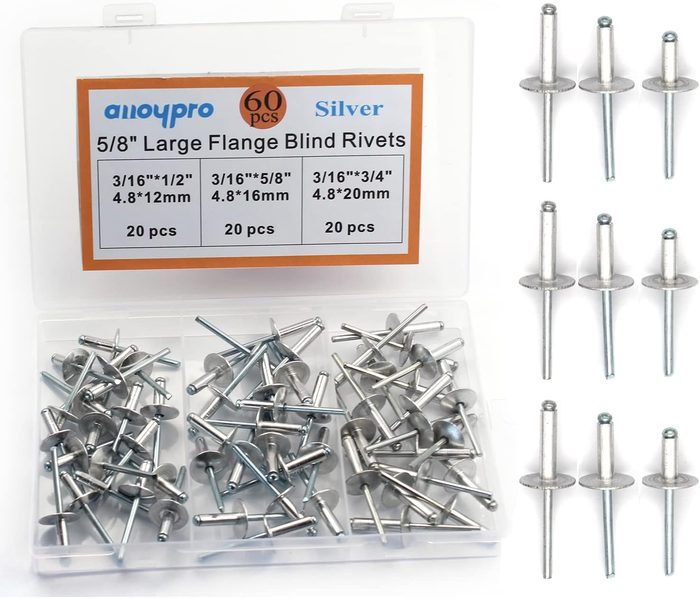 Large Flange Blind Rivets Assortment
