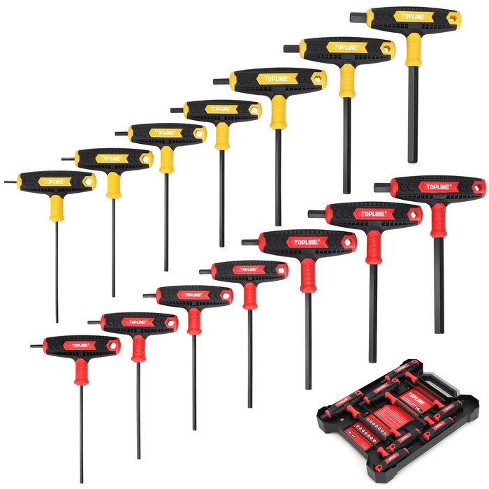 T Handle Hex Allen Key Wrench Set