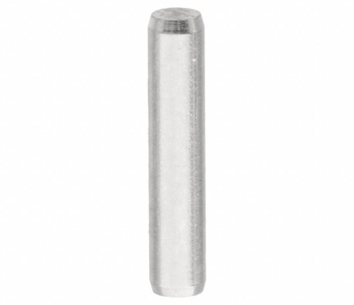 Dowel Pin, Slip Fit, 18-8 Stainless Steel, 2 mm Pin Dia, 8 mm Shank Lg