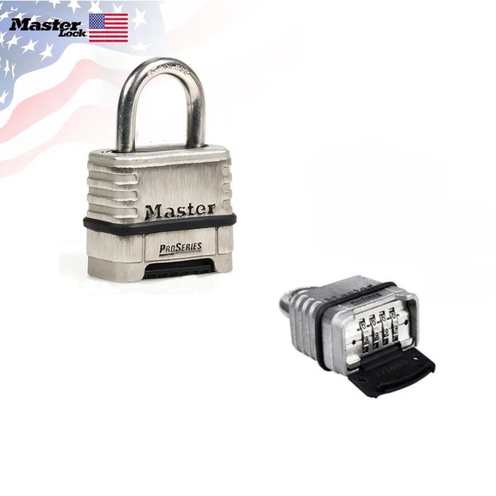4mm Stainless Steel Safety Padlock with Master