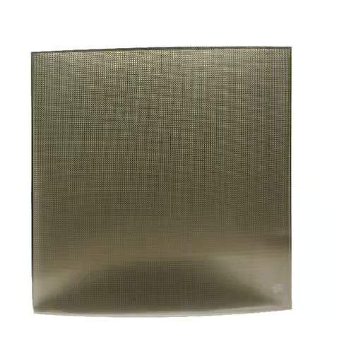 Silver Aluminium Perforated Sheet, Lincane, 36 x 36 in.
