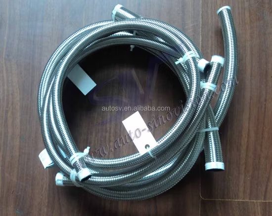 An4 to An20 Stainless Steel 304 Braided Hose for Oil Cooler Turbo Charger Fuel Line