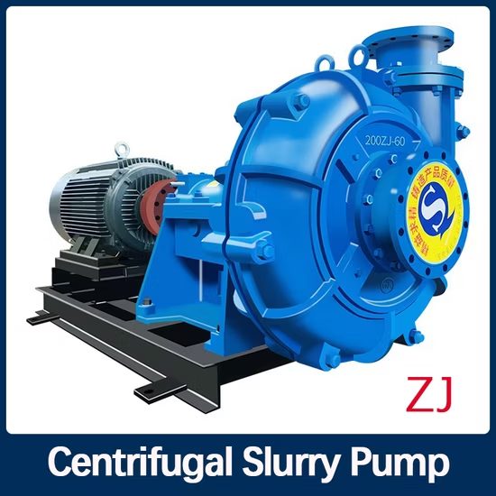ZJ Series Mining Horizontal Centrifugal Slurry Pump