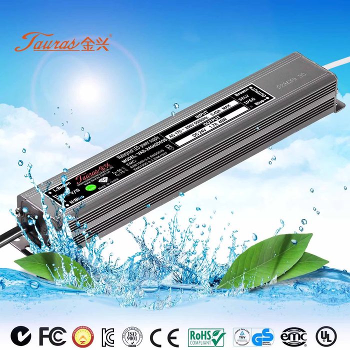 Waterproof Water-Resistant LED Driver 24V Power Supply 30W