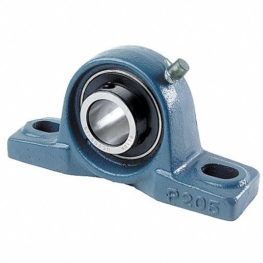 1 1/2 in Bore, Cast Iron, Pillow Block Bearing