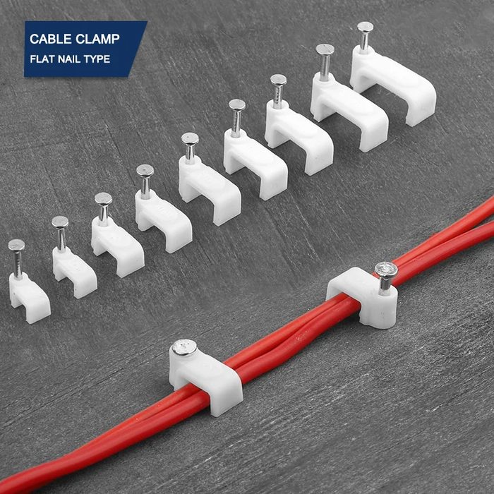 Flat Nail Cable Clips
