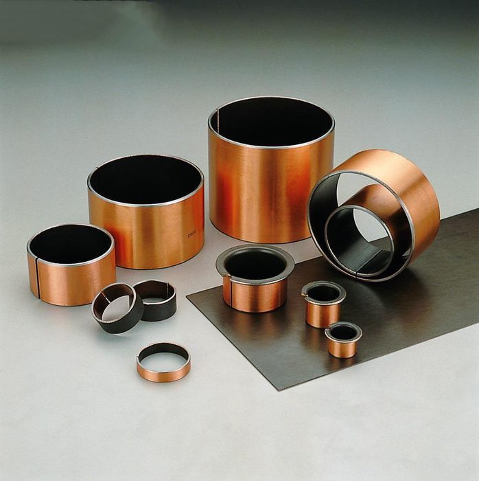 Self-Lubricating Sleeve Bearing Bushing Composite DU Flanged Steel Bushing