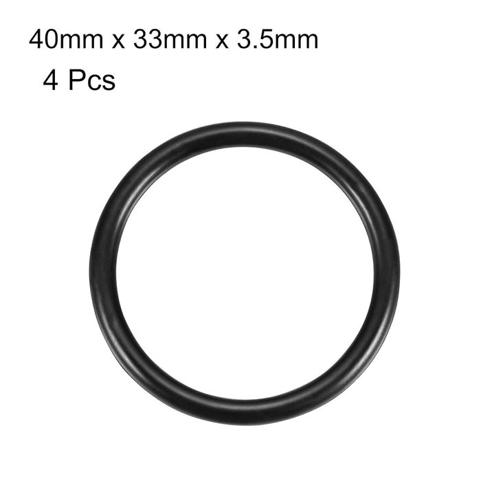 Nitrile Rubber O-Ring, 3.1mm Width, Metric
