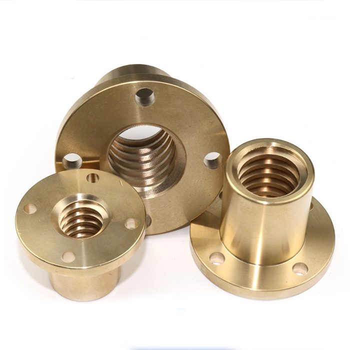Tr12 T12 12mm Trapezoidal Thread Screw and Brass Nut