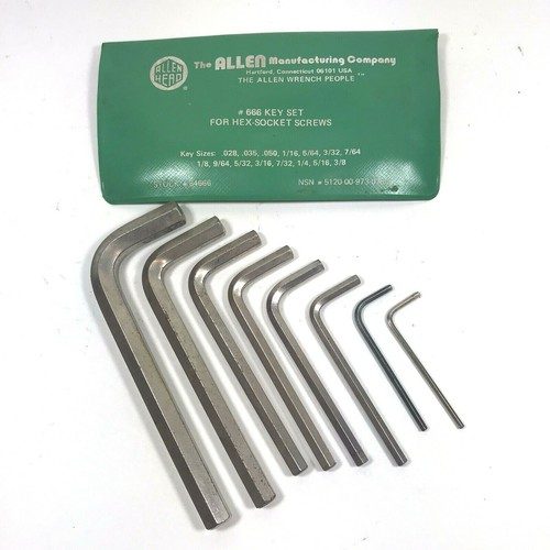 Hex Key Set - 15 Keys, Long Arm Series